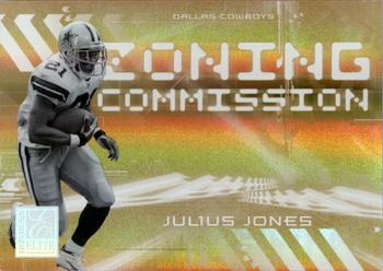 2006 Donruss Elite - Zoning Commission Gold #ZC-38 Julius Jones Front