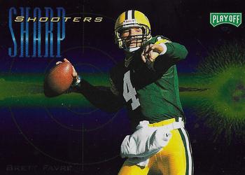 1997 Playoff Zone - Sharpshooters #1 Brett Favre Front