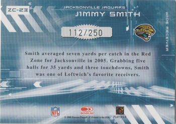 2006 Donruss Elite - Zoning Commission Red #ZC-23 Jimmy Smith Back