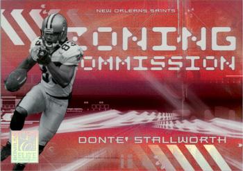2006 Donruss Elite - Zoning Commission Red #ZC-24 Donte Stallworth Front