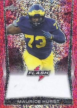 2018 Leaf Flash - Red Unsigned Pre-Production Proofs #NNO Maurice Hurst Jr. Front