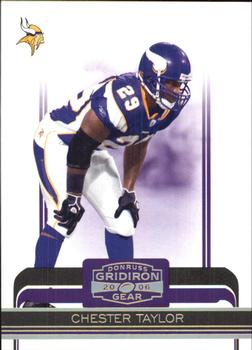 2006 Donruss Gridiron Gear - Gold Holofoil #60 Chester Taylor Front