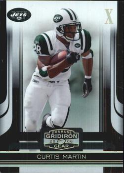 2006 Donruss Gridiron Gear - Gold Holofoil X's #72 Curtis Martin Front