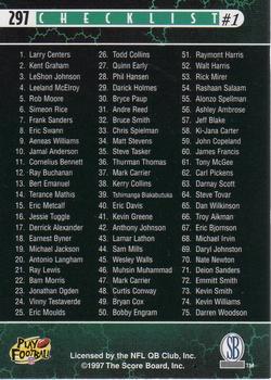 1997 Pro Line #297 Brett Favre Back