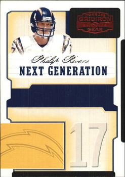 2006 Donruss Gridiron Gear - Next Generation Red #NG-8 Philip Rivers  Front