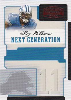 2006 Donruss Gridiron Gear - Next Generation Red #NG-22 Roy Williams Front
