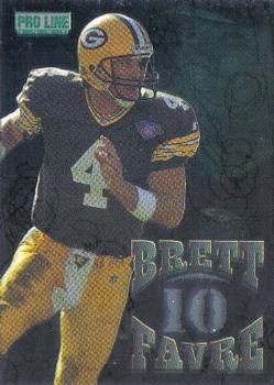 1997 Pro Line - Brett Favre 10 #BF3 Brett Favre Front