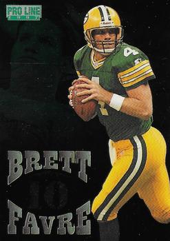 1997 Pro Line - Brett Favre 10 #BF10 Brett Favre Front