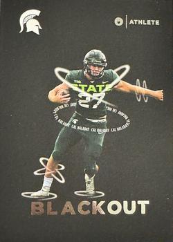 2023 ONIT Athlete Michigan State Spartans - Blackout #NNO Cal Haladay Front