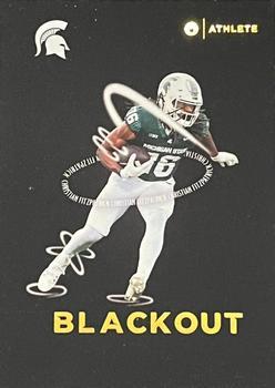 2023 ONIT Athlete Michigan State Spartans - Blackout Gold #NNO Christian Fitzpatrick Front