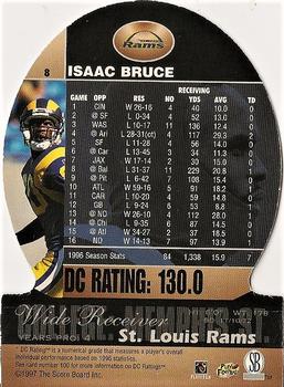 1997 Pro Line DC III #8 Isaac Bruce Back