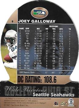 1997 Pro Line DC III #9 Joey Galloway Back