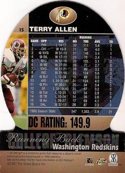 1997 Pro Line DC III #15 Terry Allen Back