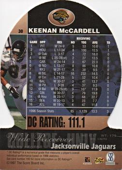 1997 Pro Line DC III #30 Keenan McCardell Back