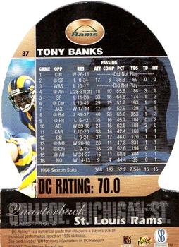 1997 Pro Line DC III #37 Tony Banks Back