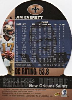 1997 Pro Line DC III #42 Jim Everett Back