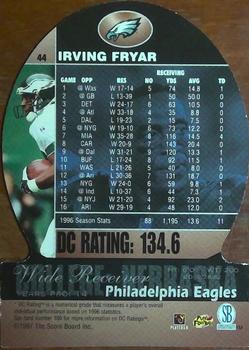1997 Pro Line DC III #44 Irving Fryar Back