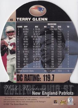 1997 Pro Line DC III #45 Terry Glenn Back
