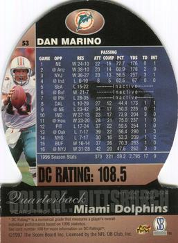 1997 Pro Line DC III #53 Dan Marino Back