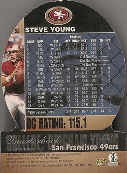1997 Pro Line DC III #55 Steve Young Back