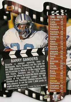1997 Pro Line DC III #68 Barry Sanders Back