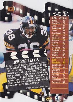 1997 Pro Line DC III #70 Jerome Bettis Back