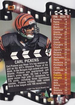 1997 Pro Line DC III #80 Carl Pickens Back