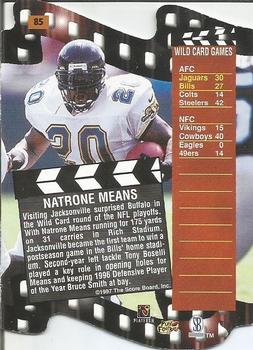 1997 Pro Line DC III #85 Natrone Means Back
