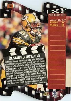 1997 Pro Line DC III #88 Desmond Howard Back