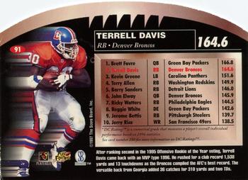 1997 Pro Line DC III #91 Terrell Davis Back
