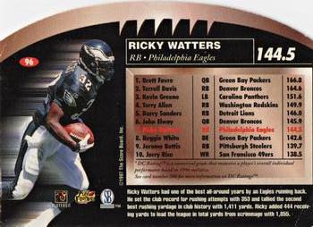 1997 Pro Line DC III #96 Ricky Watters Back