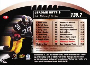 1997 Pro Line DC III #98 Jerome Bettis Back