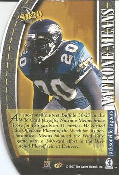 1997 Pro Line DC III - Road to the Super Bowl #SB20 Natrone Means Back
