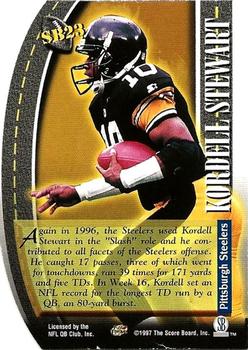 1997 Pro Line DC III - Road to the Super Bowl #SB23 Kordell Stewart Back