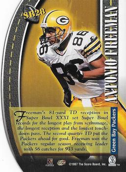 1997 Pro Line DC III - Road to the Super Bowl #SB28 Antonio Freeman Back