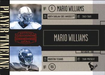 2006 Donruss Gridiron Gear - Player Timeline Red #PT-24 Mario Williams Front
