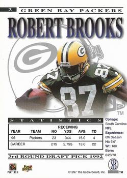 1997 Pro Line Gems #2 Robert Brooks Back