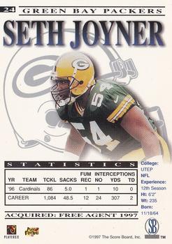 1997 Pro Line Gems #24 Seth Joyner Back