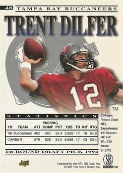 1997 Pro Line Gems #48 Trent Dilfer Back