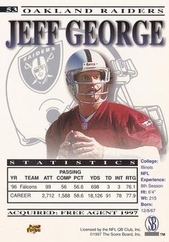 1997 Pro Line Gems #53 Jeff George Back