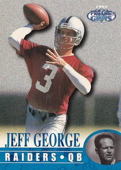 1997 Pro Line Gems #53 Jeff George Front