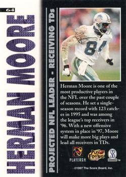 1997 Pro Line Gems #64 Herman Moore Back