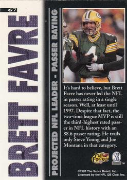 1997 Pro Line Gems #67 Brett Favre Back