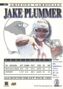 1997 Pro Line Gems #87 Jake Plummer Back