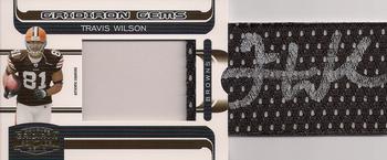 2006 Donruss Gridiron Gear - Gridiron Gems Jersey Jumbo Autographs #203 Travis Wilson Front