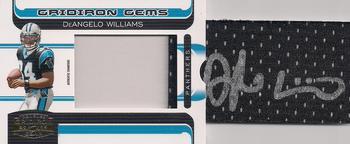 2006 Donruss Gridiron Gear - Gridiron Gems Jersey Jumbo Autographs #205 DeAngelo Williams Front