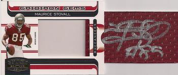 2006 Donruss Gridiron Gear - Gridiron Gems Jersey Jumbo Autographs #206 Maurice Stovall Front