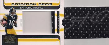 2006 Donruss Gridiron Gear - Gridiron Gems Jersey Jumbo Autographs #213 Santonio Holmes Front