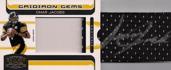 2006 Donruss Gridiron Gear - Gridiron Gems Jersey Jumbo Autographs #214 Omar Jacobs Front