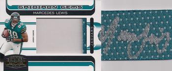 2006 Donruss Gridiron Gear - Gridiron Gems Jersey Jumbo Autographs #226 Marcedes Lewis Front